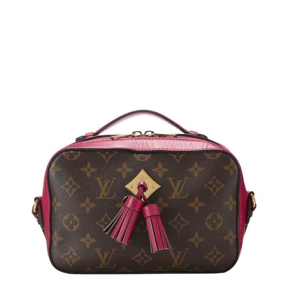 Louis Vuitton Brown Monogram Coated Canvas & Vachetta Leather Saintonge
